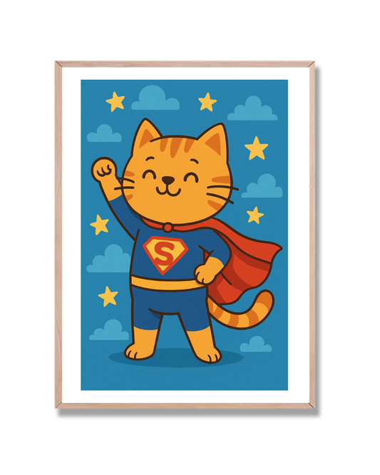 Gato Superhéroe Infantil 2