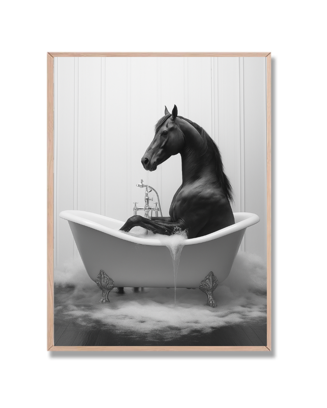 Caballo en bañera
