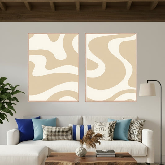 Set de 2 Abstracto #12