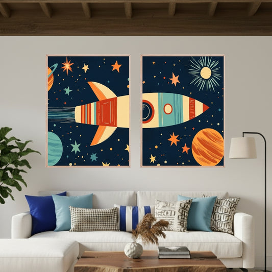 Set de 2 Cohete Infantil