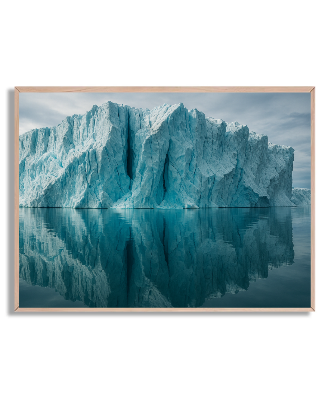 Reflejo en el glaciar