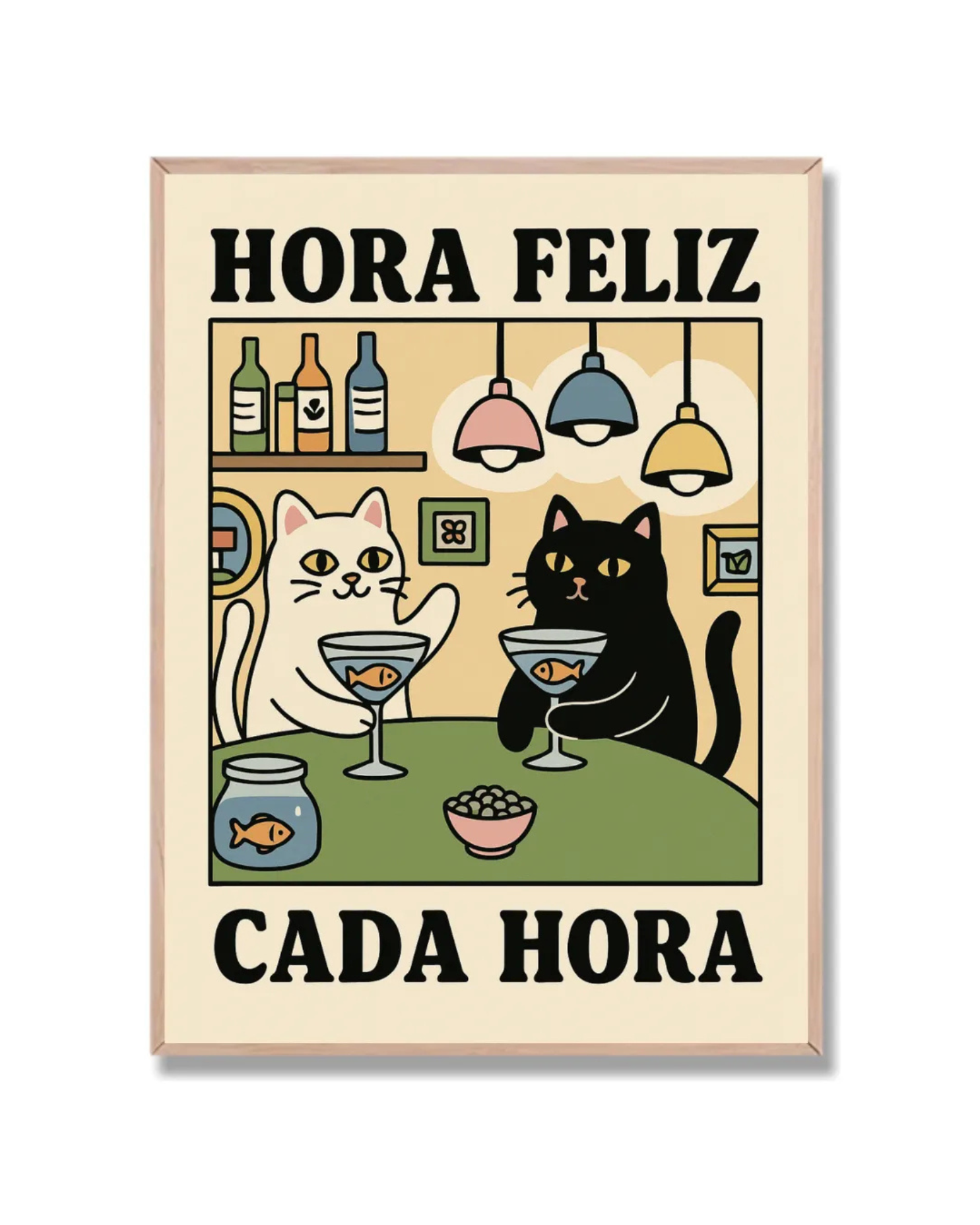 Gatos hora feliz