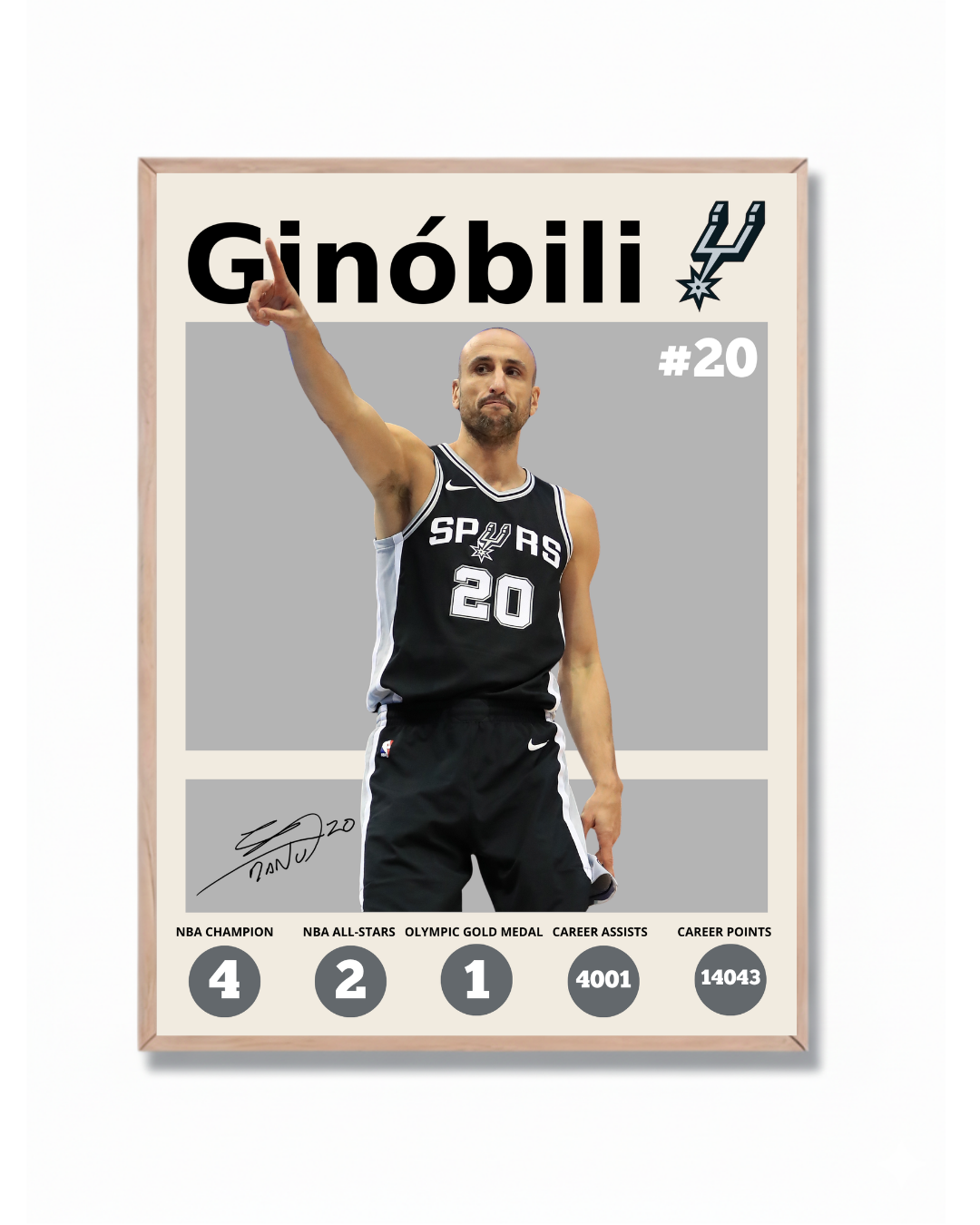 Manu Ginóbili #9