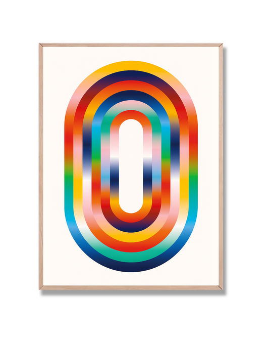 Óvalo multicolor