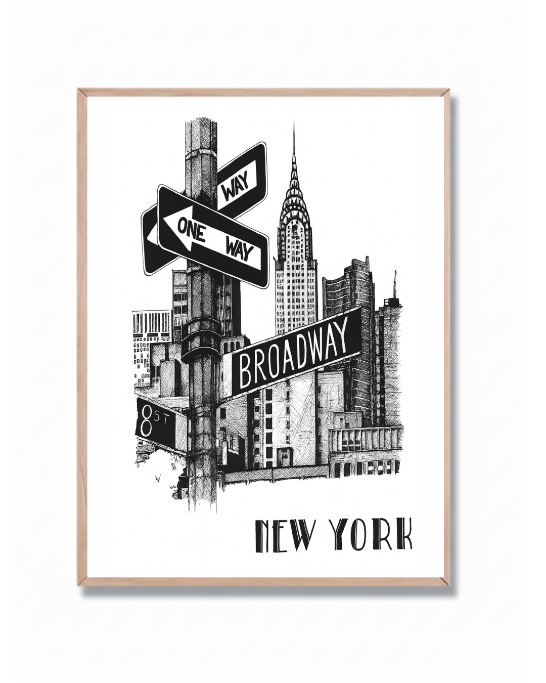 New York estilo tinta