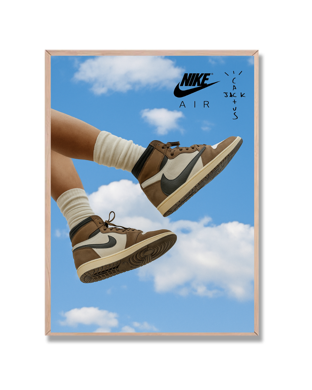 Nike y cielo