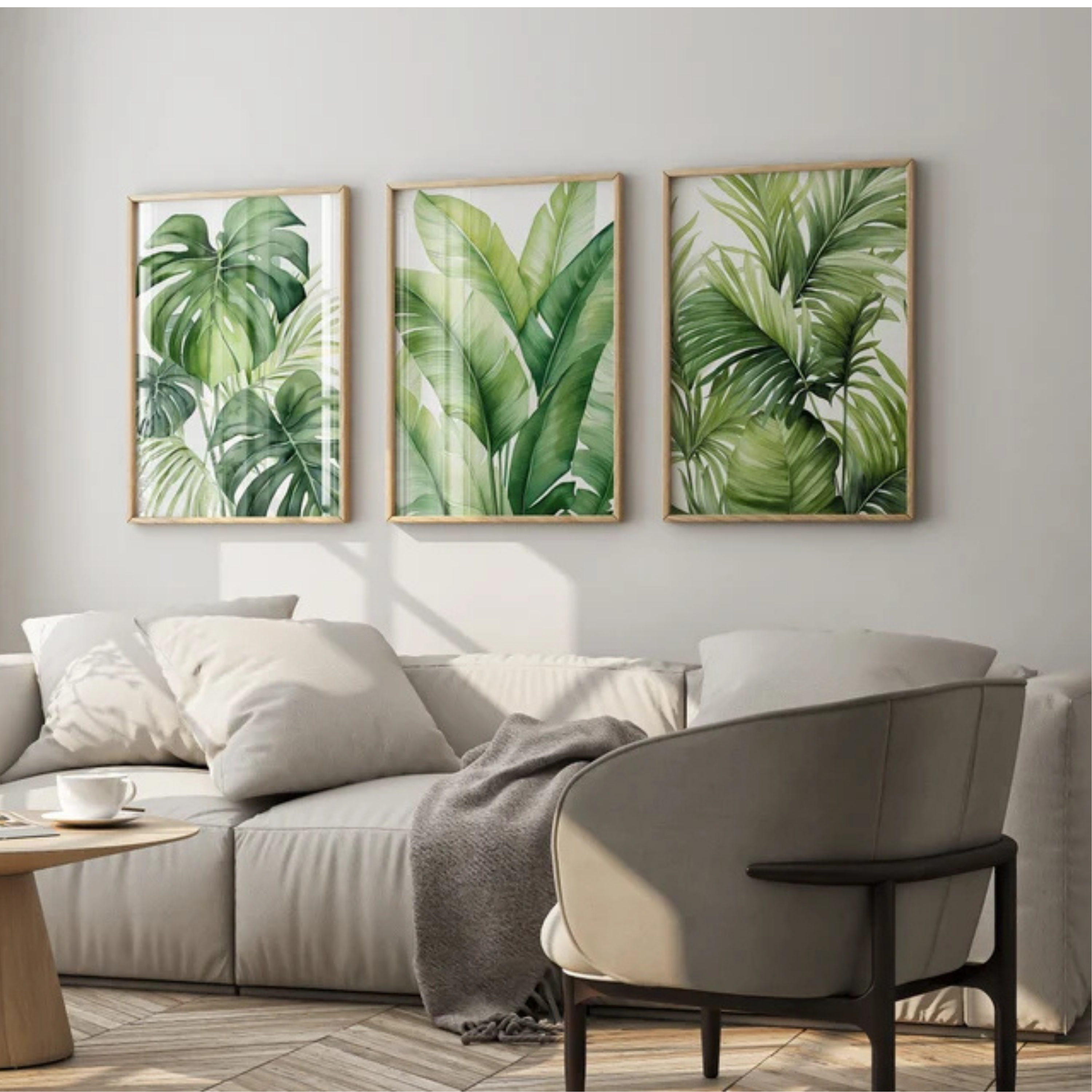 Set de 3 Palmeras Frescas