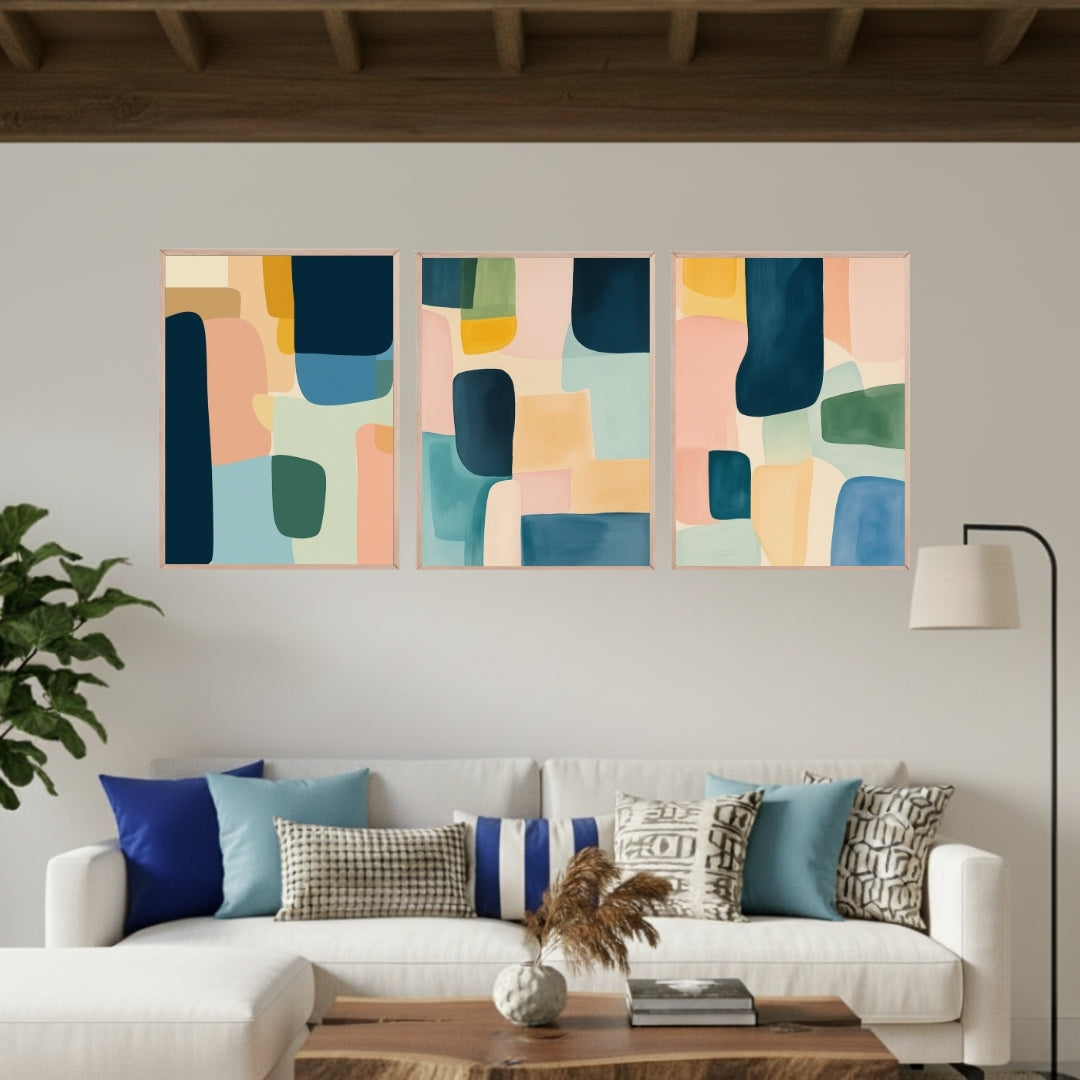 Set de 3 Abstracto #34