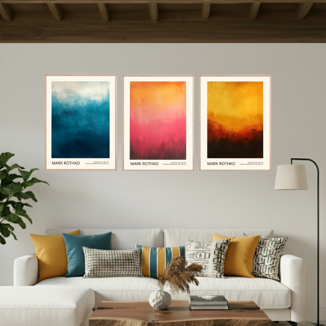 Set de 3 Rothko #2
