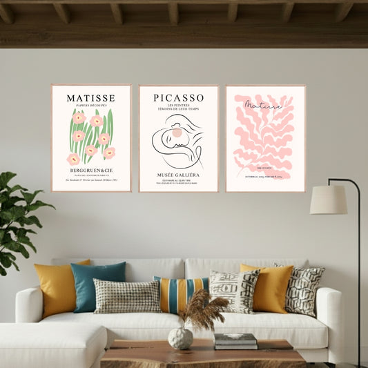 Set de 3 Artistas Pastel #4