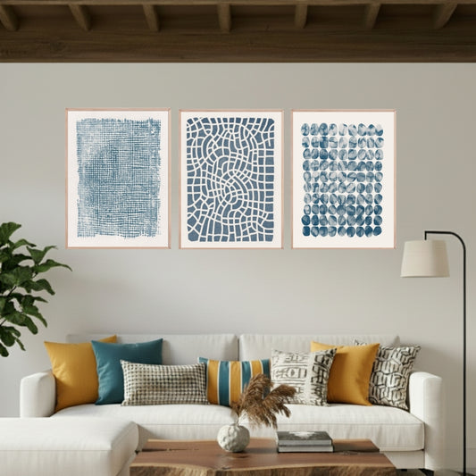 Set de 3 Texturas Azules