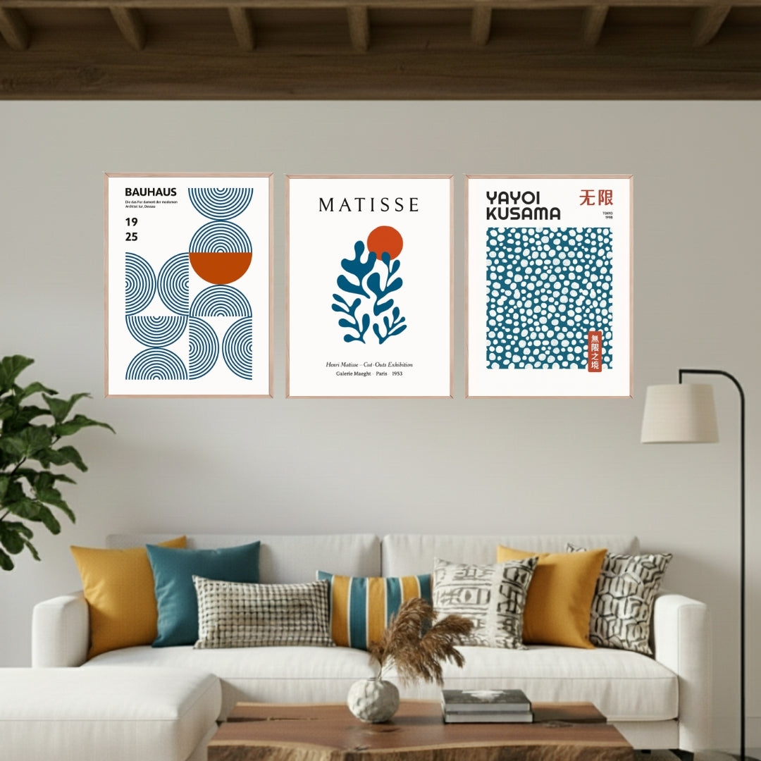 Set de 3 Artistas Azul #2