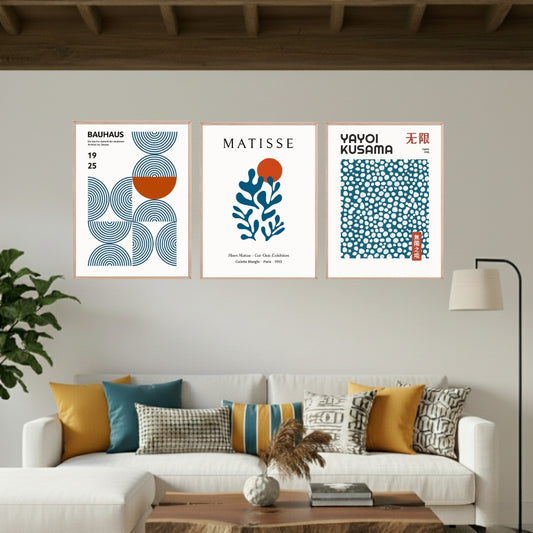 Set de 3 Artistas Azul #2