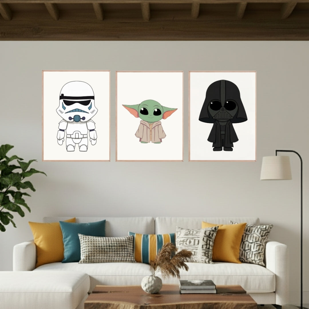 Set de 3 Star Wars Infantil #1