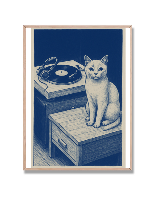 Gato en Azul
