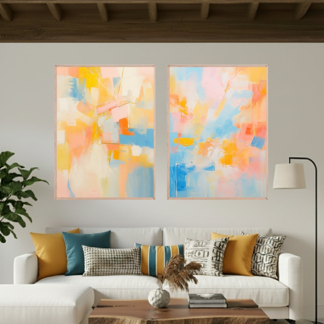 Set de 2 Abstracto #56