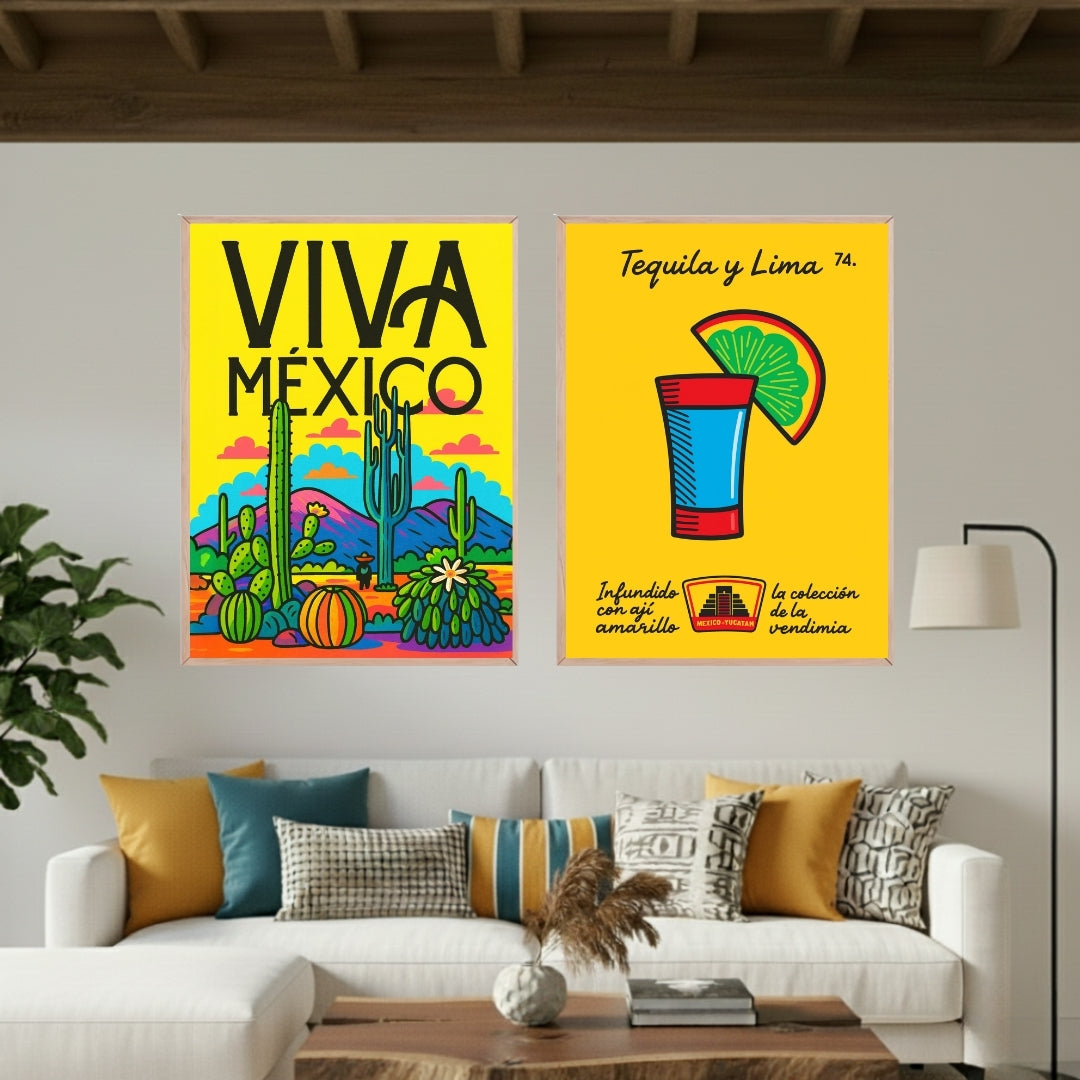 Set de 2 Viva México
