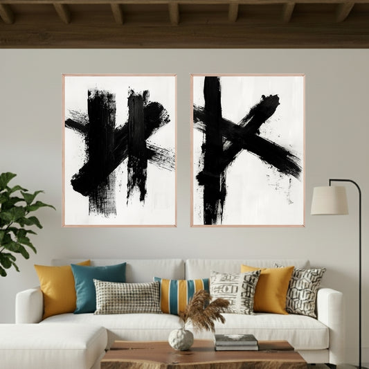 Set de 2 Abstracto #55