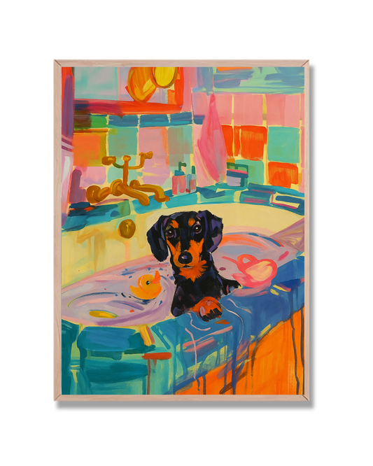 Perro Baño Arte