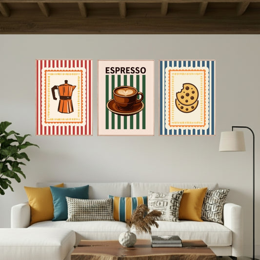 Set de 3 Café Retro