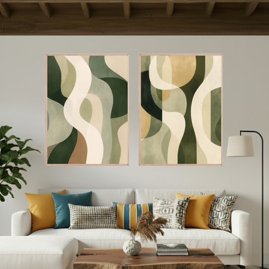 Set de 2 Abstracto #52