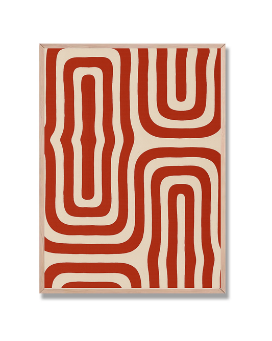 Abstracto en Rojo