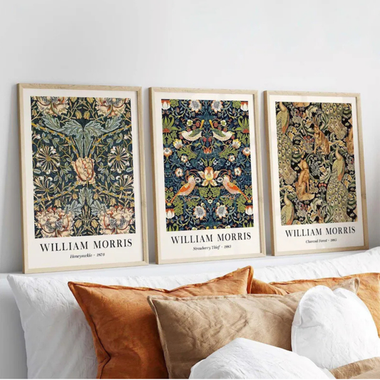 Set de 3 William Morris Clásico