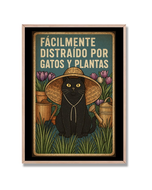 Gatos y Plantas