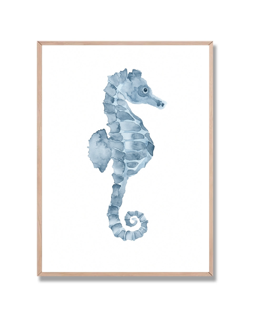 Caballito de mar acuarela