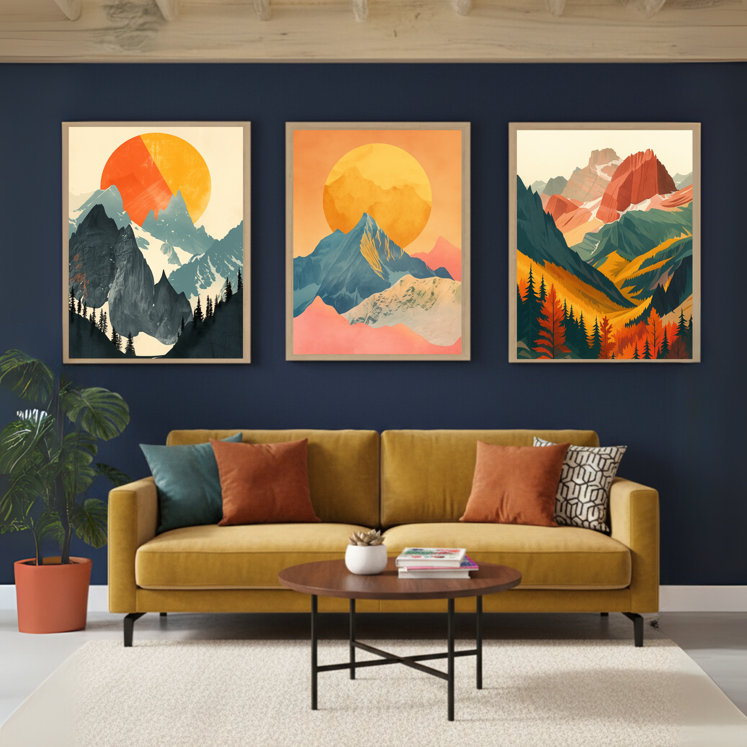 Set de 3 Abstracto #58