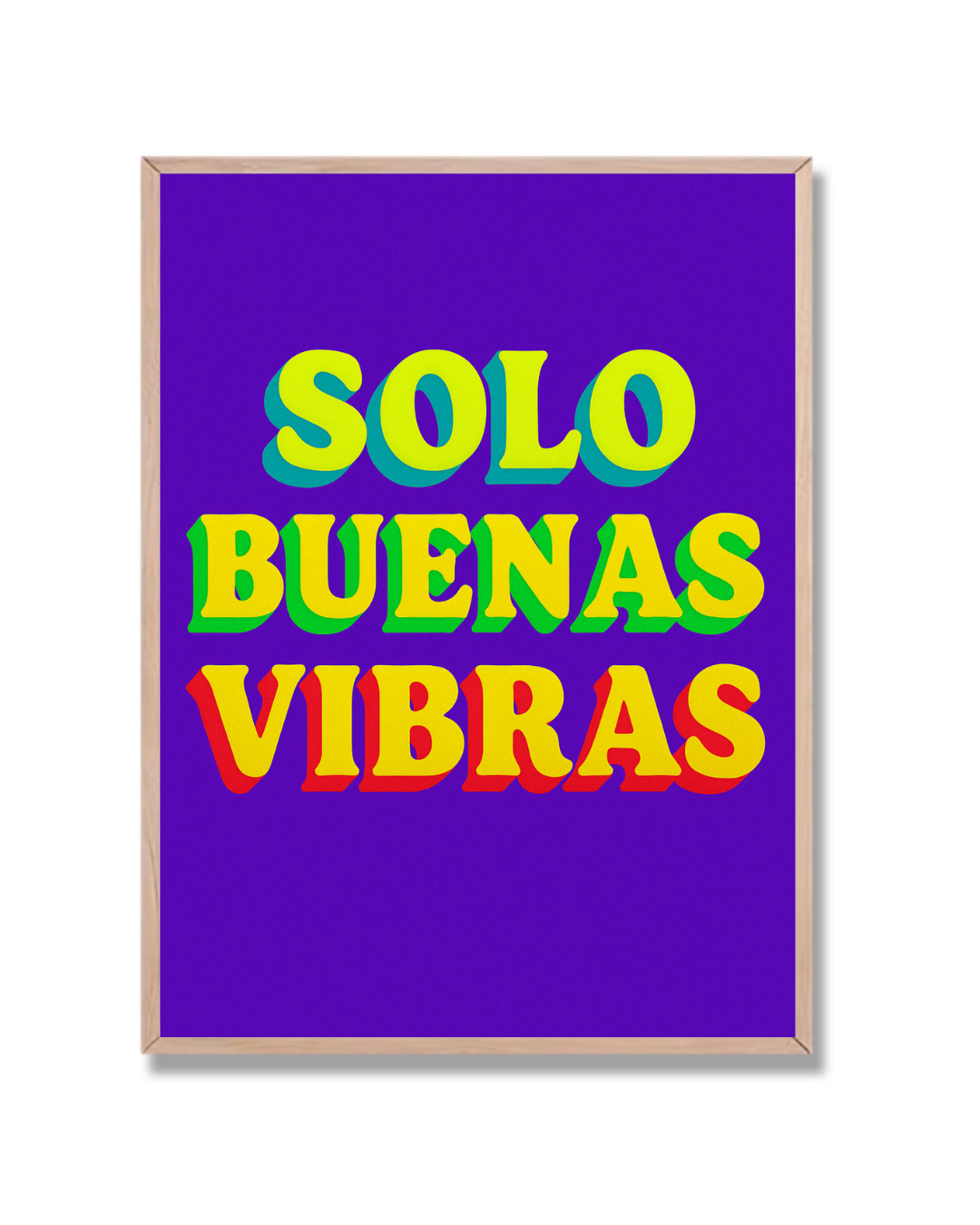 Solo Buenas vibras Violeta