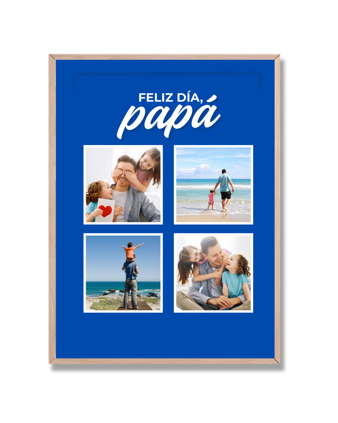 Papá con 2 fotos tuyas a elección