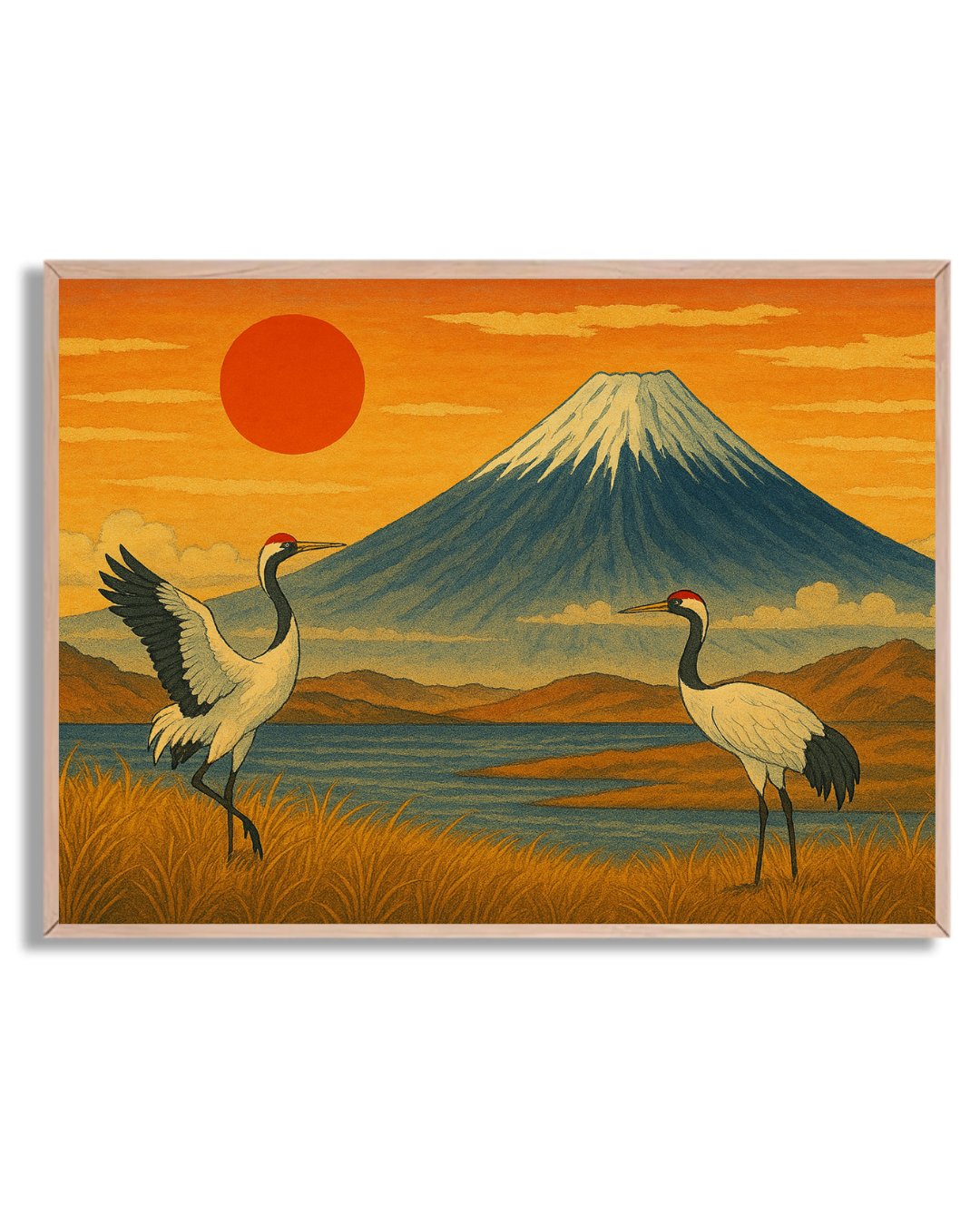 Atardecer sobre el Fuji