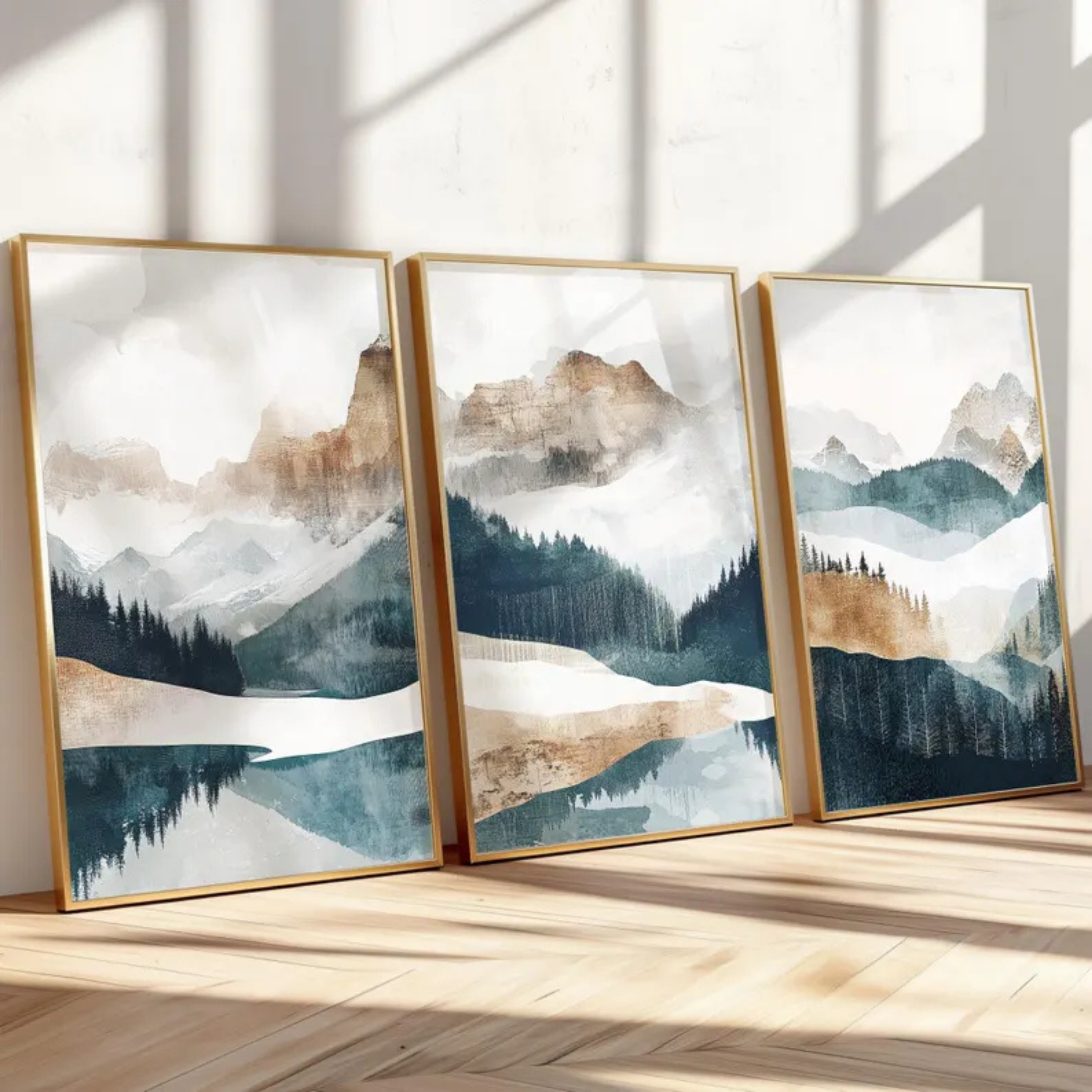 Set de 3 Sierras Brumosas