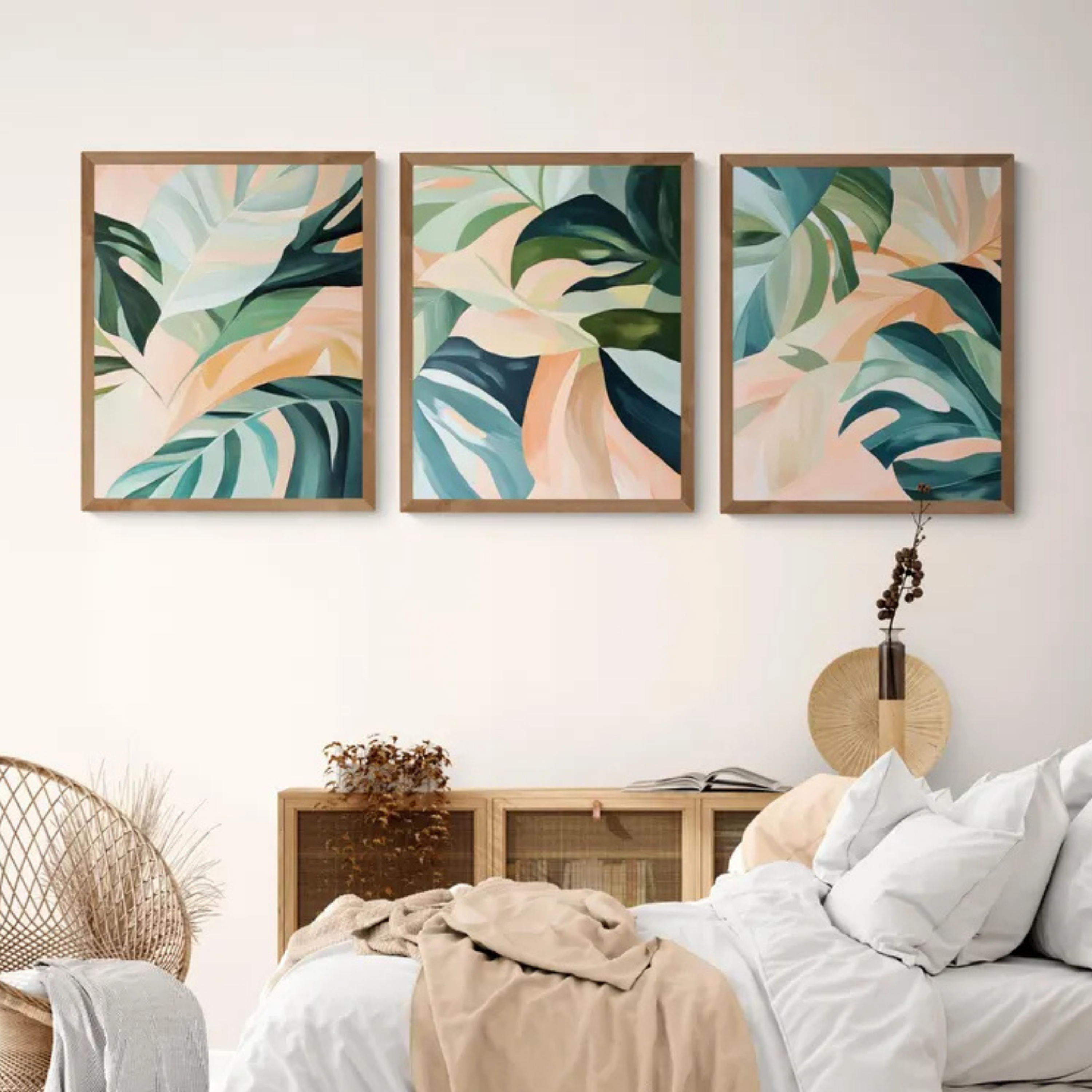 Set de 3 Tropical Pastel