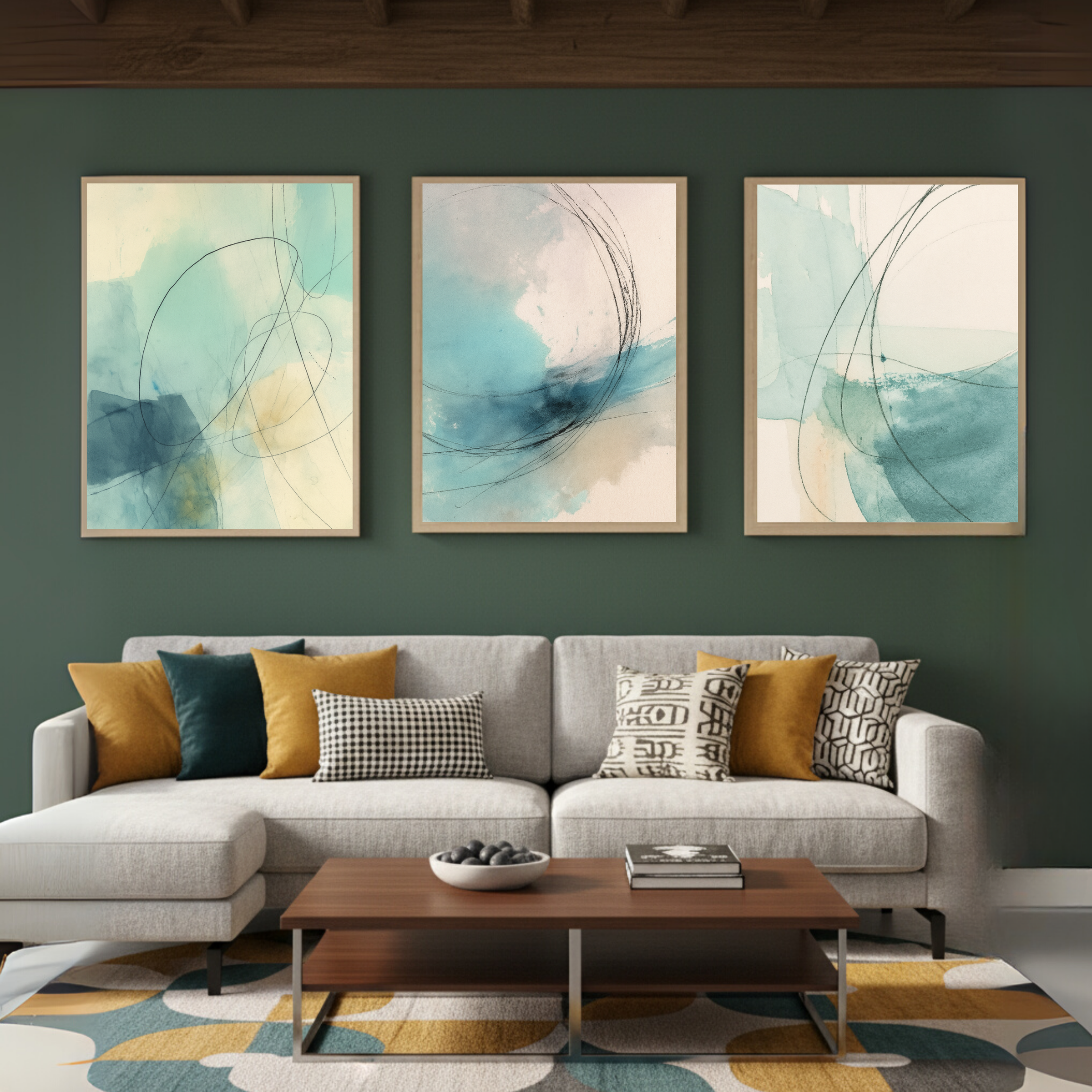 Set de 3 Abstracto #65