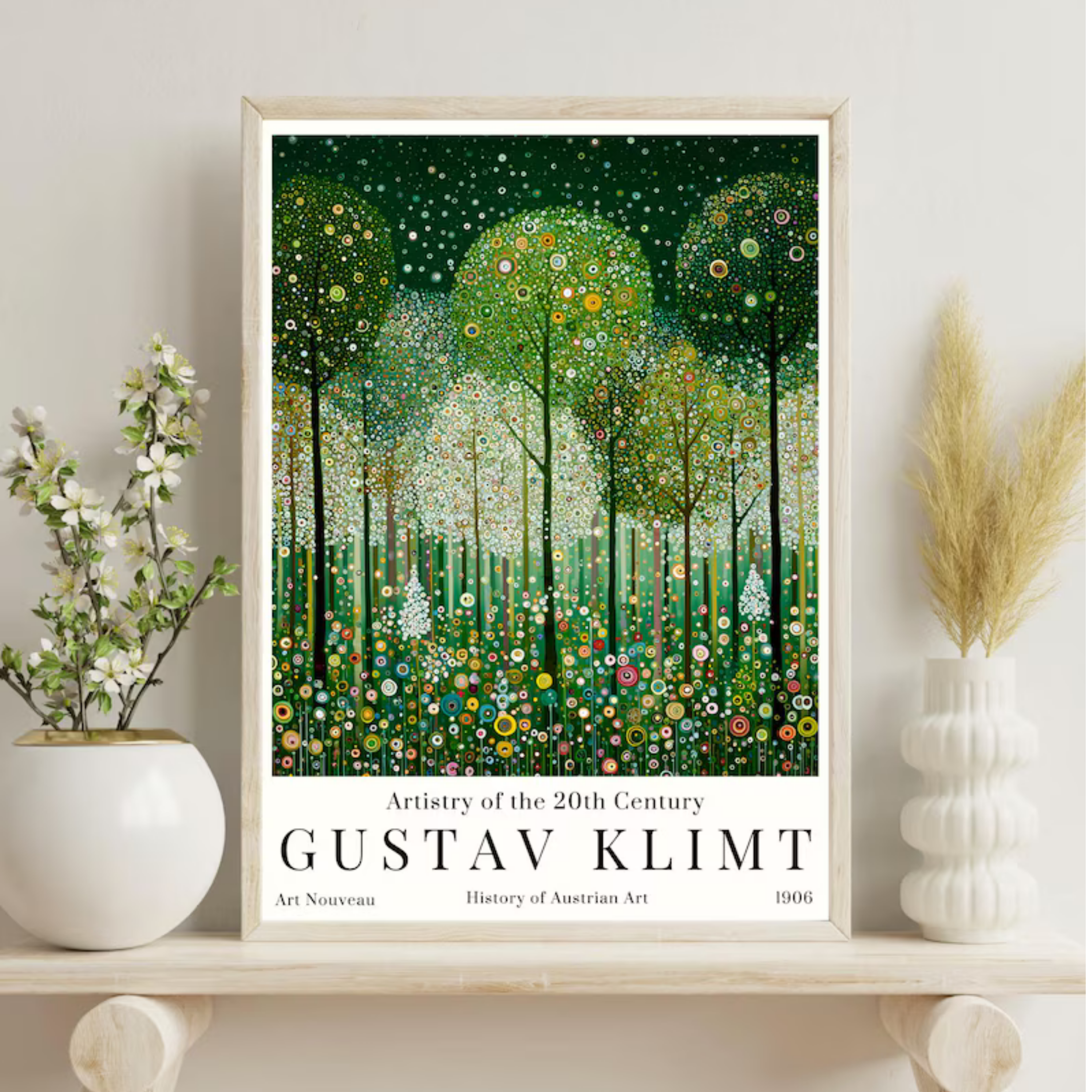 Individual Klimt en Verde