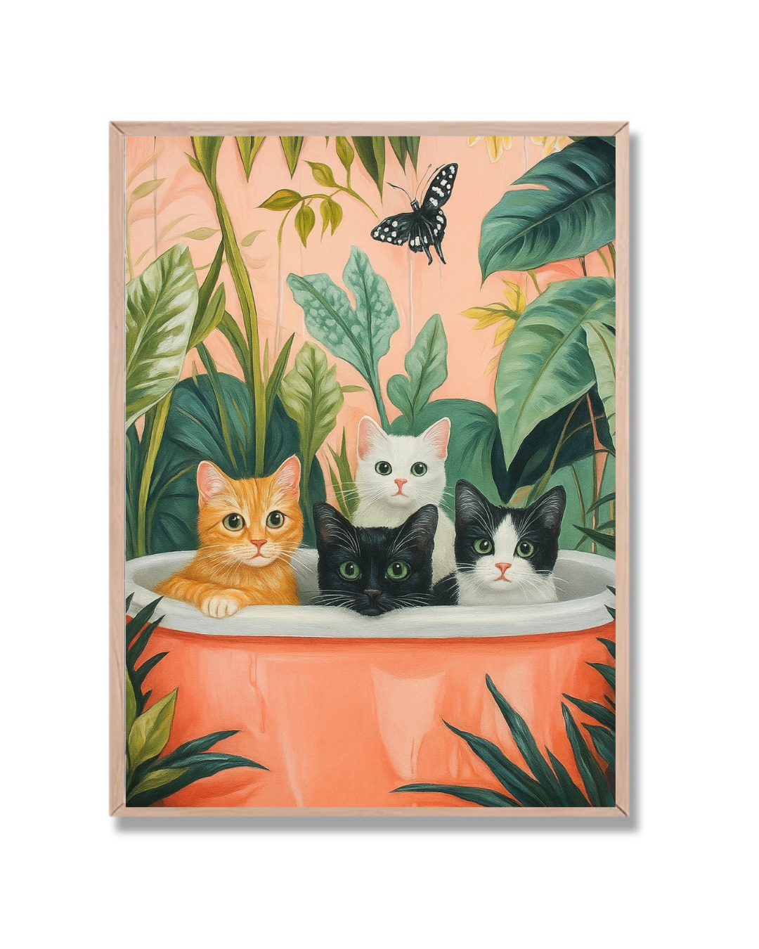 Baño tropical felino