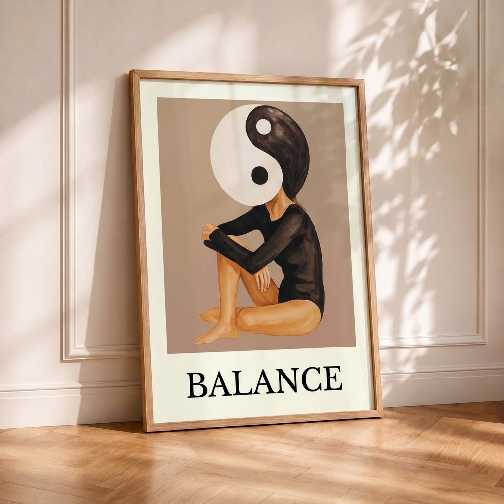 Mujer balance