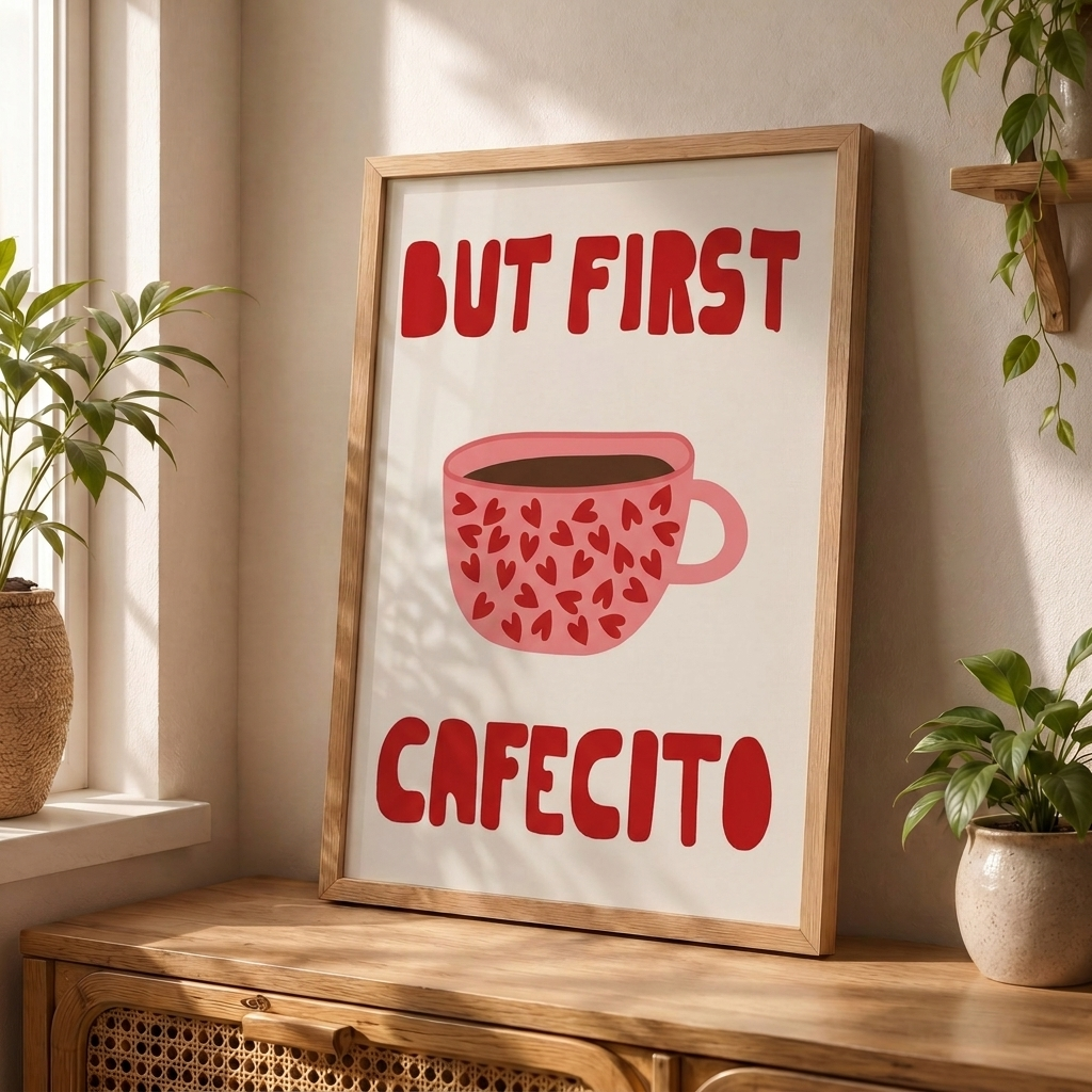 But First Cafecito Corazones