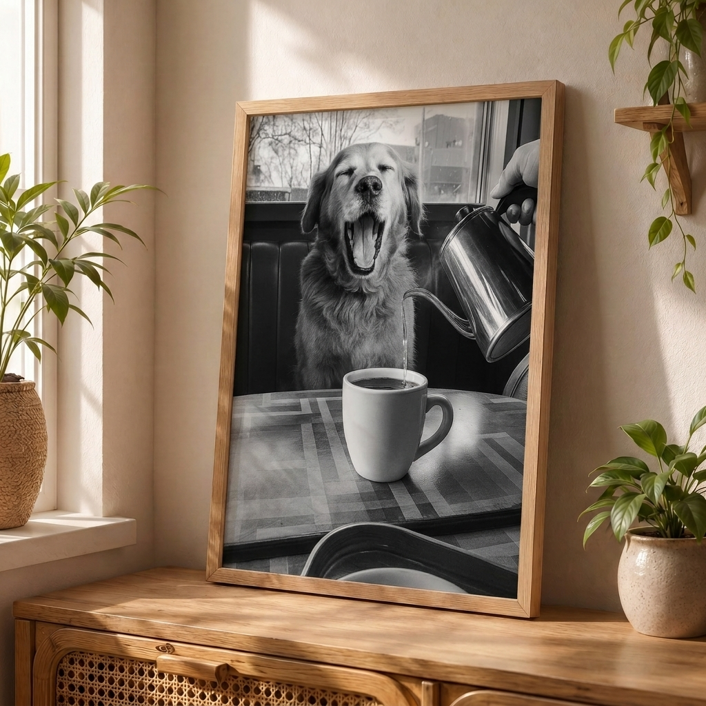 Perrito mañanero