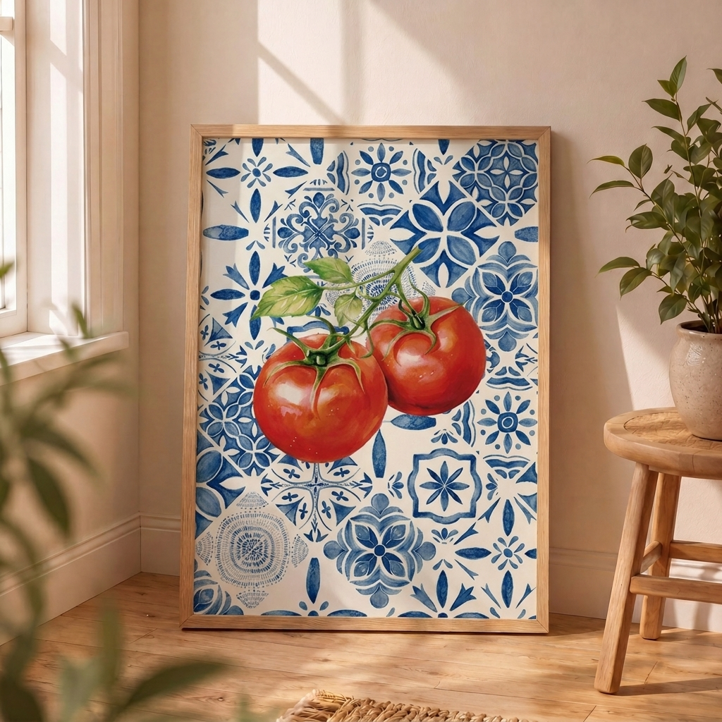 Tomates Azulejos Mediterráneos