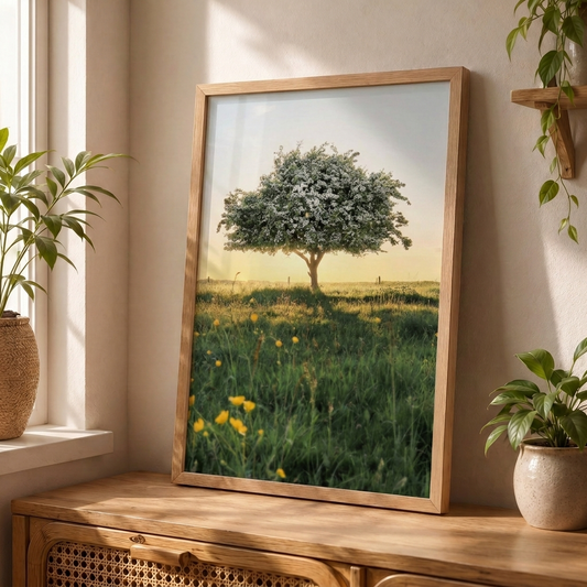 Árbol Flores Campo