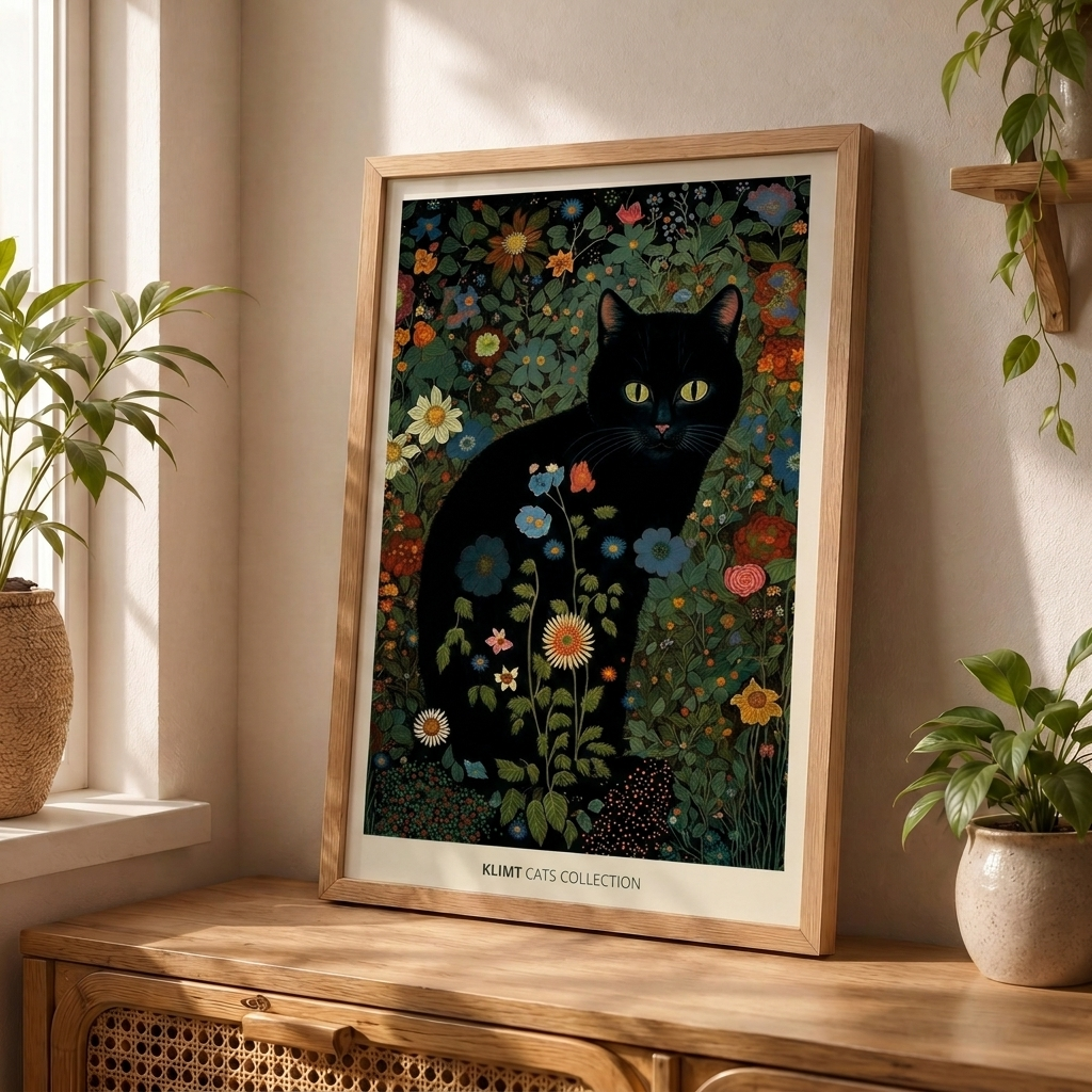 Klimt Gato Floral