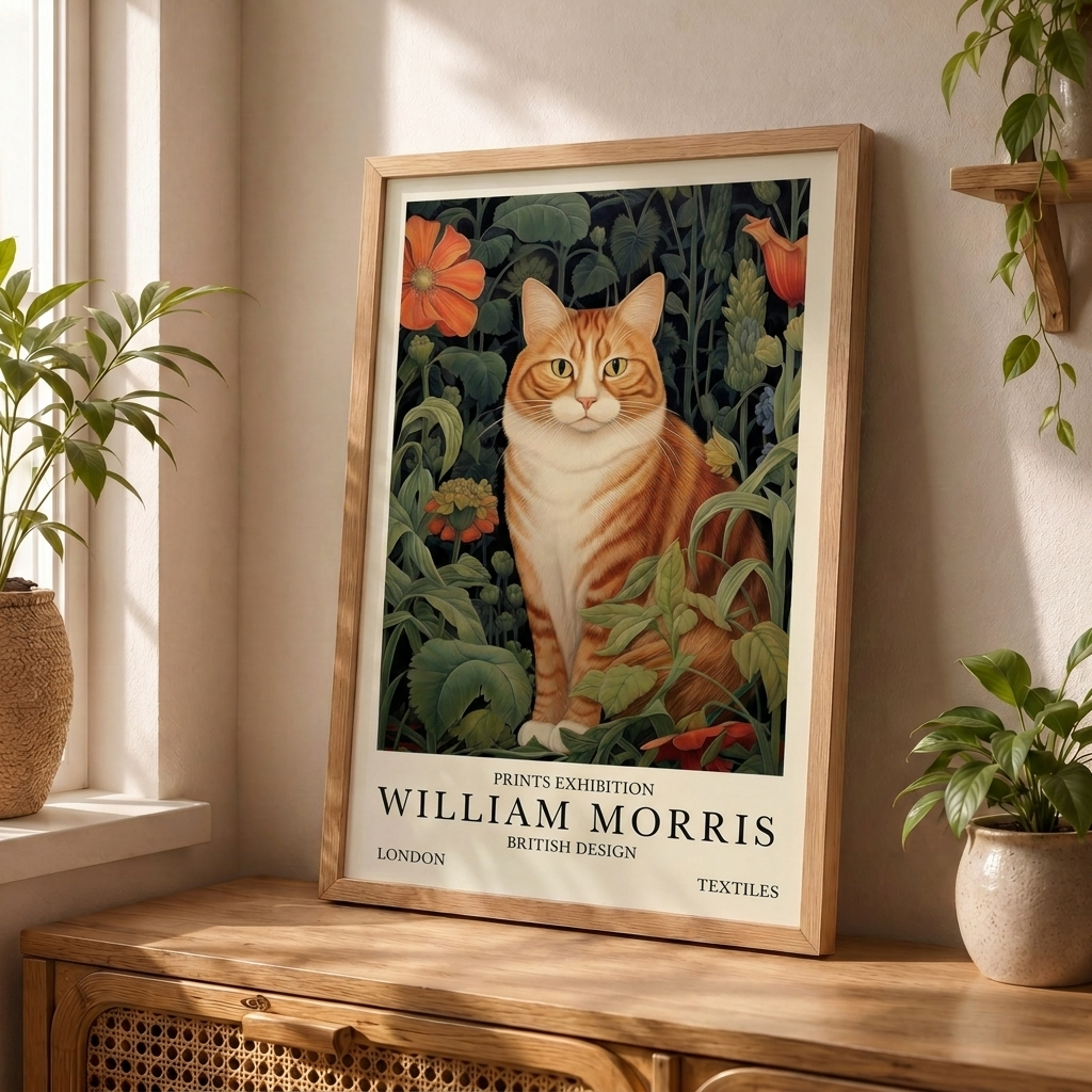 William Morris Gato Botánico