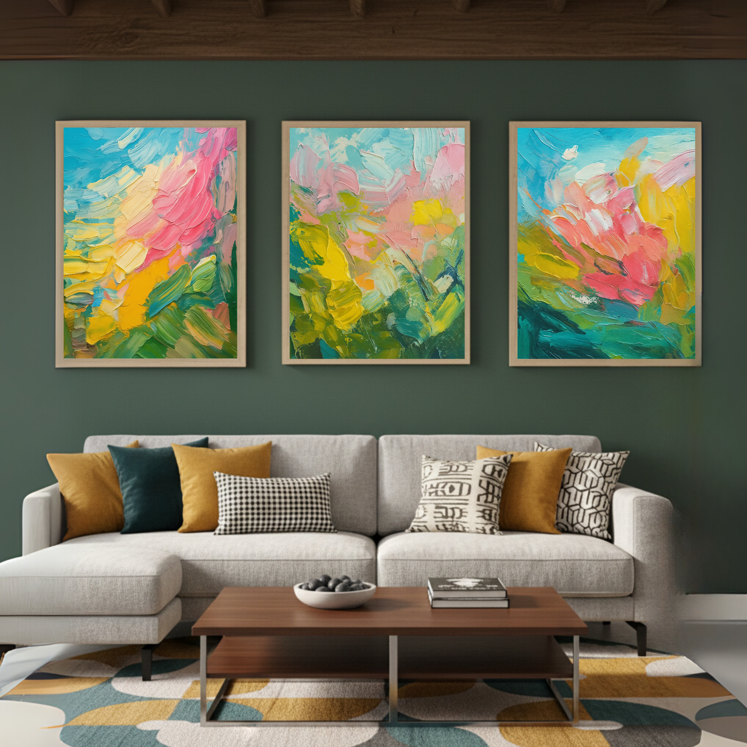 Set de 3 Abstracto #67