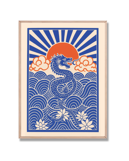 Dragón azul