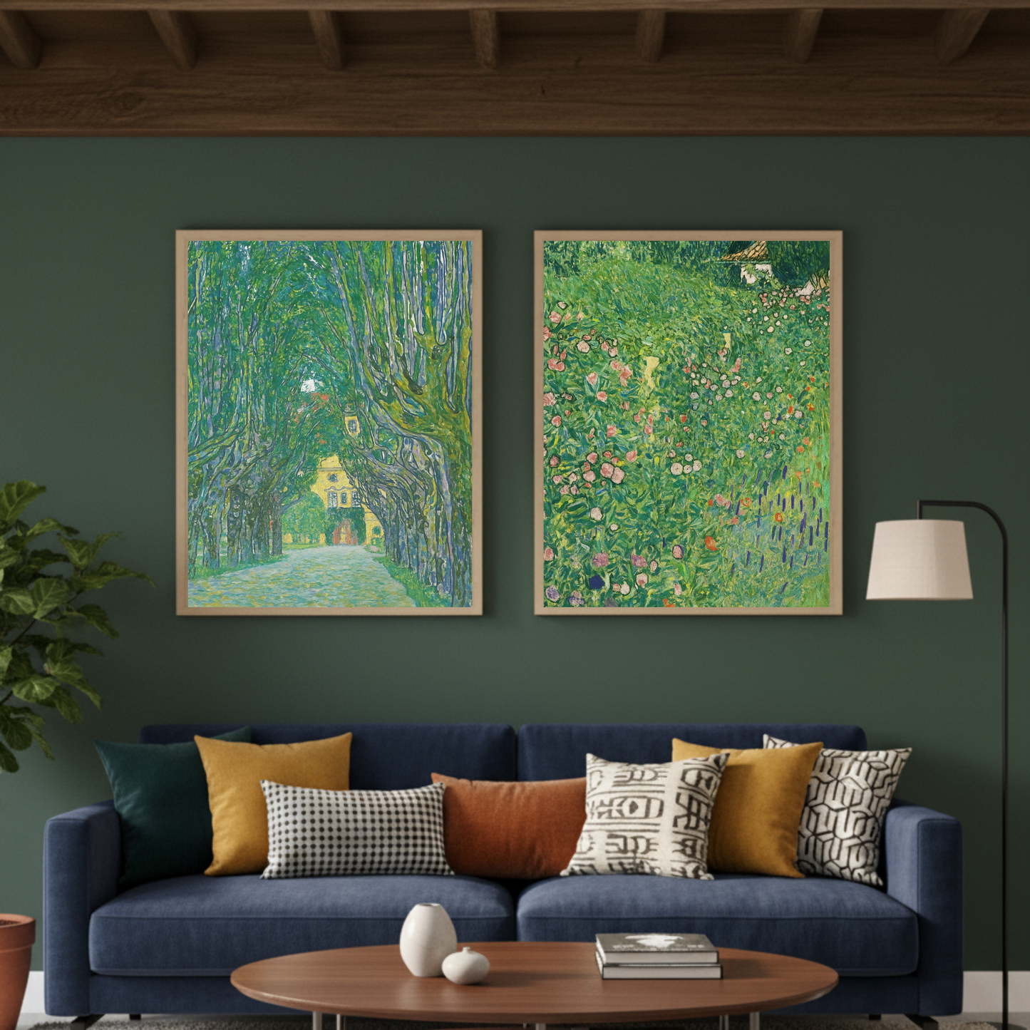 Set de 2 Klimt Naturaleza