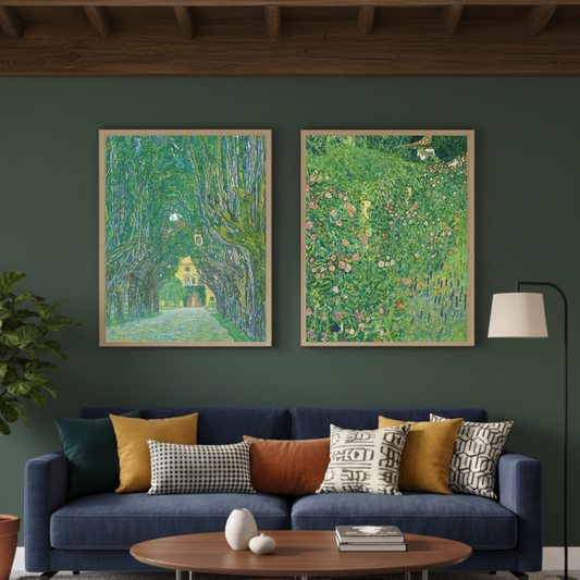 Set de 2 Klimt Naturaleza