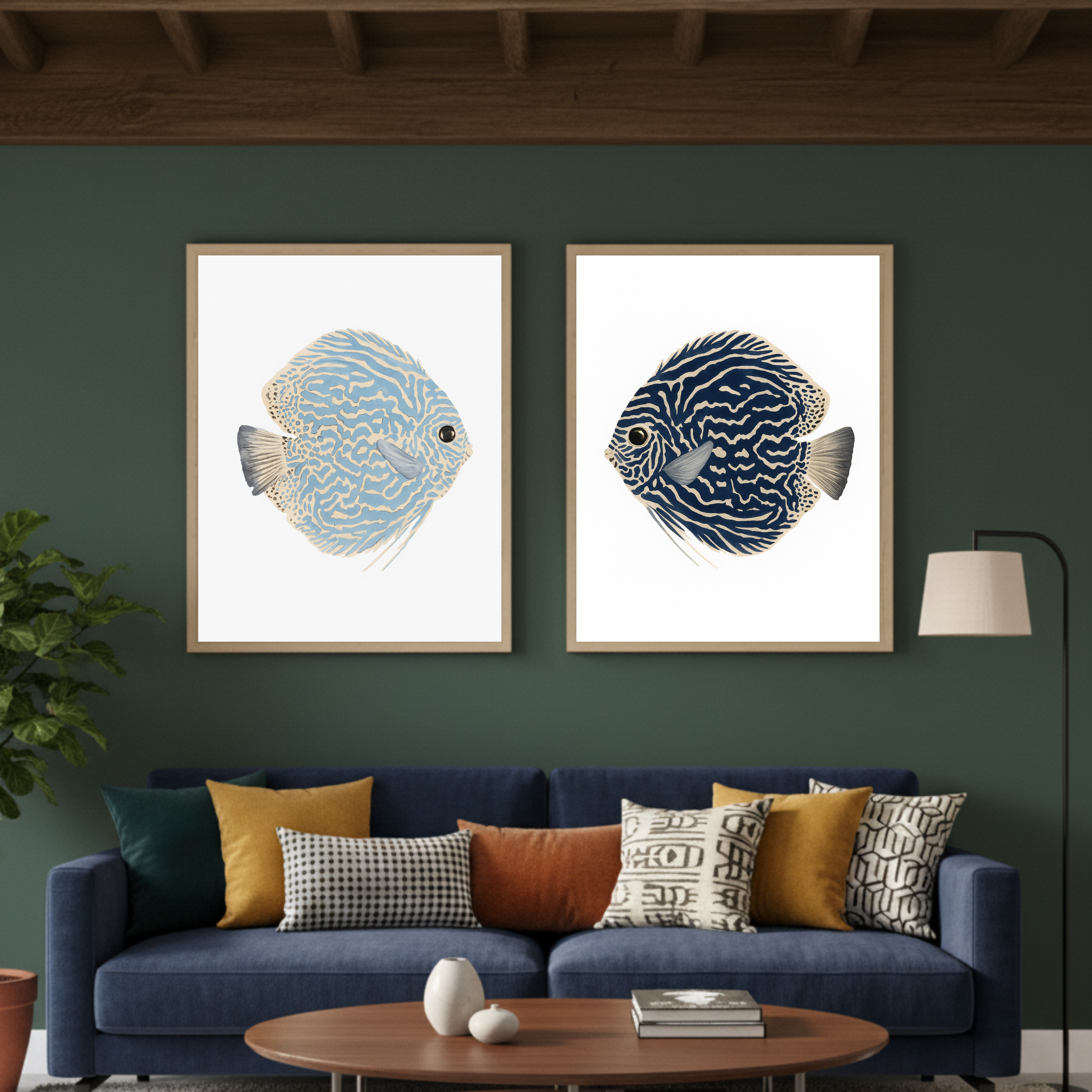 Set de 2 Peces Tropicales